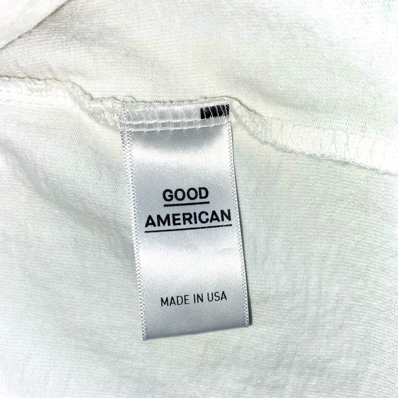 Good American White Long Sleeve Silver Star TShirt - Picture 6 of 9